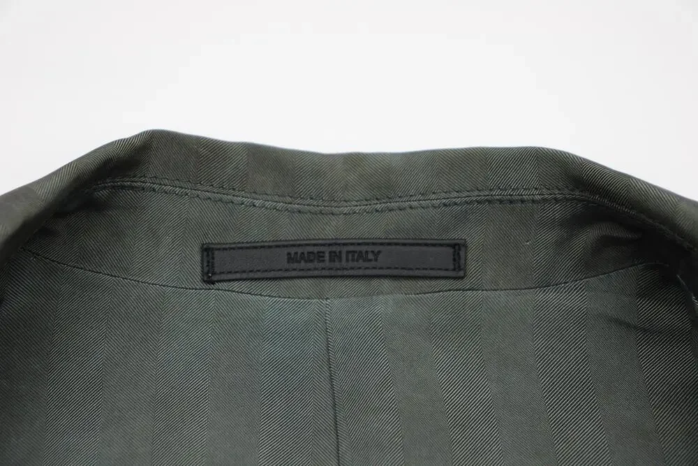 $2995 Giorgio Armani Blazer Mens 40 R (50 EU) Green Iridescent Viscose Italy